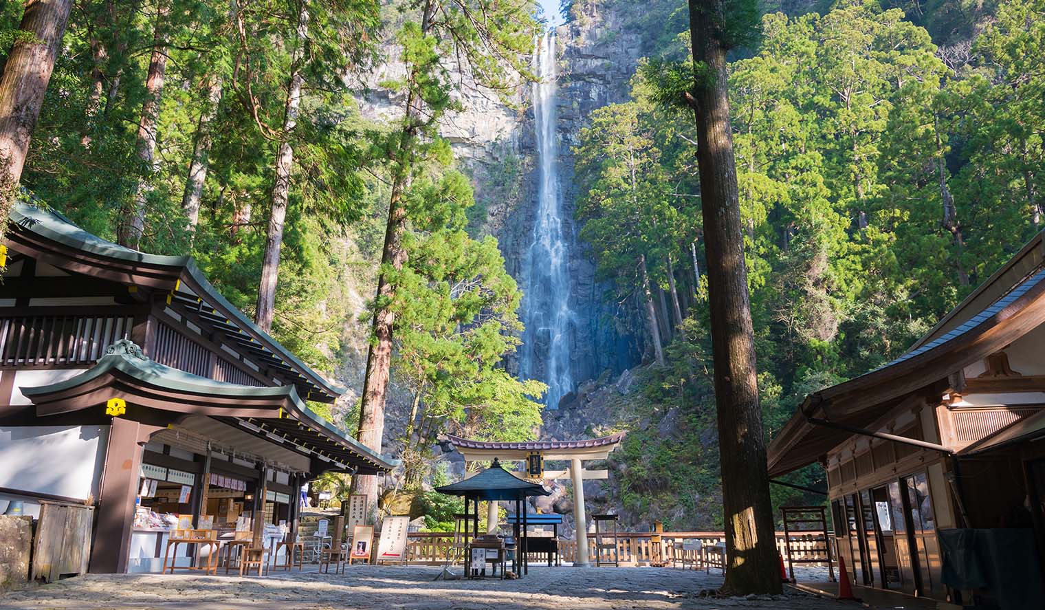 Nachi Falls mit dem Mietwagen