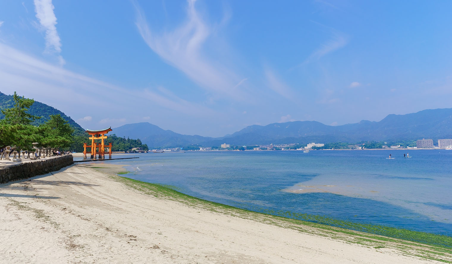 Miyajima Insel des Schreins in Japan